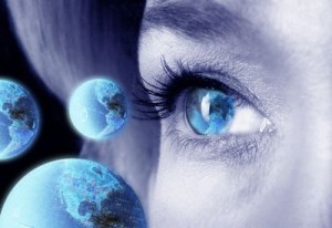Woman's Eye and Globes